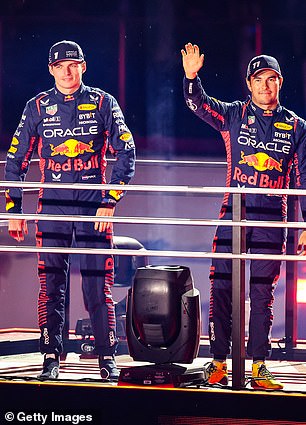 Verstappen (left) was not at all impressed by the focus on entertainment over sport