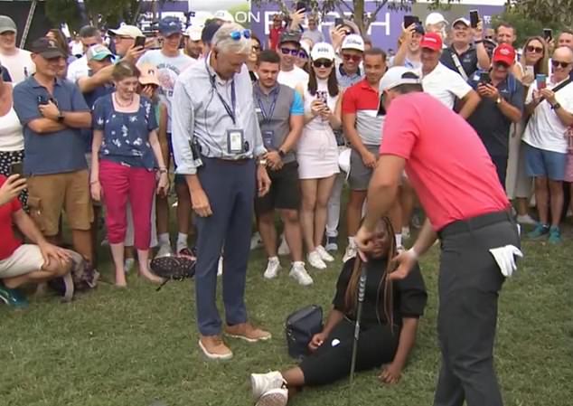 The referee told the great champion to drop the ball where she stood