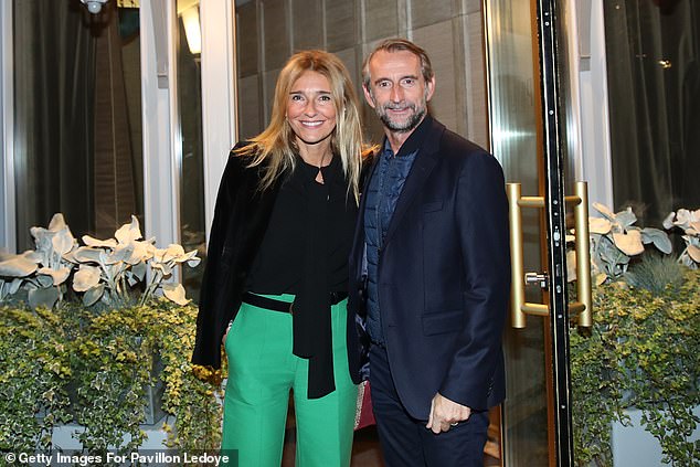 Blanc (right, with his wife Stephanie) has been called the 'Lionel Messi of the sports world'