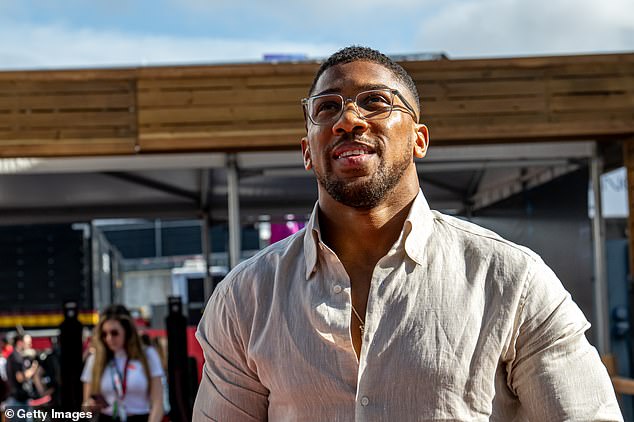 British heavyweight boxer Anthony Joshua also appears on the list, but is not number one