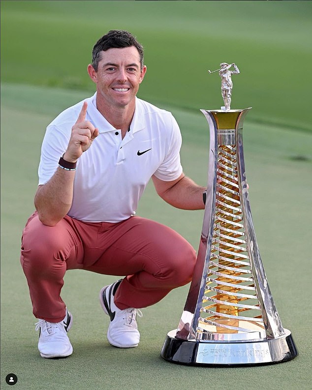 Northern Irish golfer Rory McIlroy beats both McGregor and Messi in the rankings