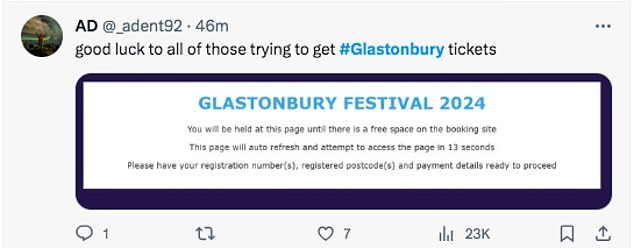 1700164065 532 Festival fans trying for Glastonbury tickets express their despair at