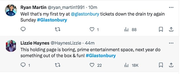 1700164068 431 Festival fans trying for Glastonbury tickets express their despair at