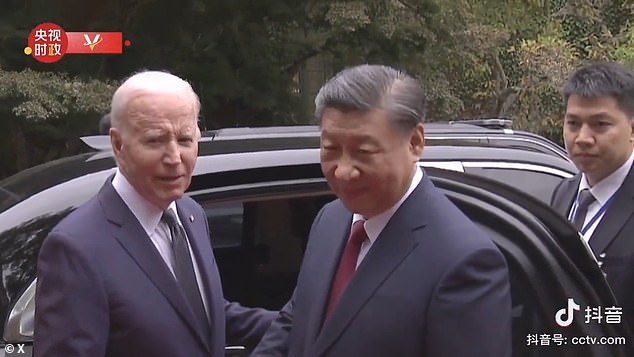 Biden in turn pointed out to Xi his car 'The Beast'