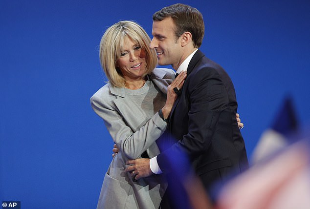 Despite being married for 16 years, Brigitte (left) says her husband (right) still surprises and amazes her with his impressive memory and intelligence