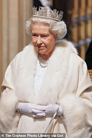 The queen, who died last year, was photographed in London in 2007