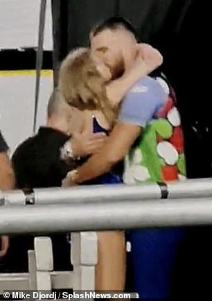 The two have caused a social media firestorm since going public with their relationship, spurred by recent images of Swift running up to the athlete to plant a kiss after she wrapped up her Saturday show in Buenos Aires.