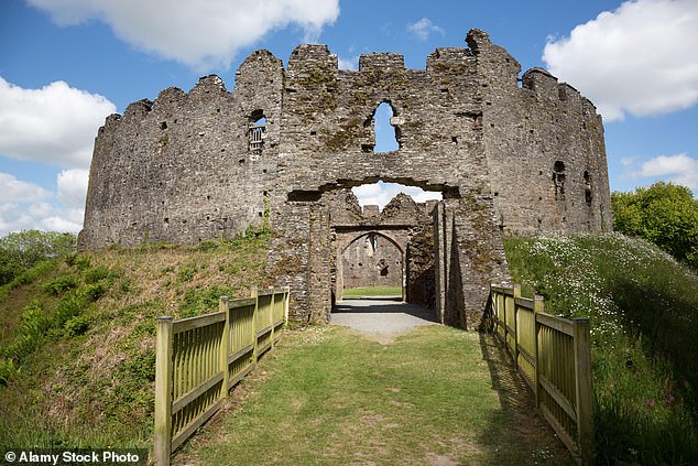 The Duchy also owns Restormel Castle near Lostwithiel in Cornwall (pictured)