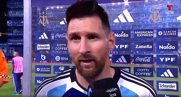 Messi claimed after the match that Uruguay had to learn respect after the bad-tempered clash