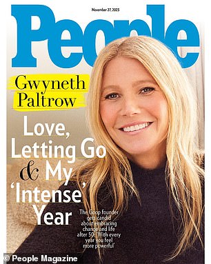 Covergirl: Paltrow is releasing a new skincare line called good.clean.goop