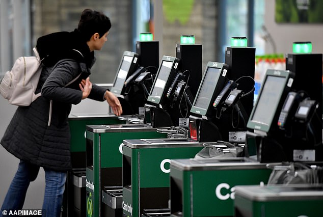 According to Woolworths, millions of shoppers use the self-service checkouts every day