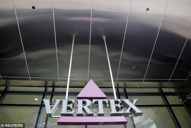 Casgevy, made by Boston-based Vertex Pharmaceuticals (pictured) and Crispr Therapeutics in Switzerland, works by editing the defective HBB gene behind both conditions in a patient's bone marrow stem cells so that the body produces functioning hemoglobin.