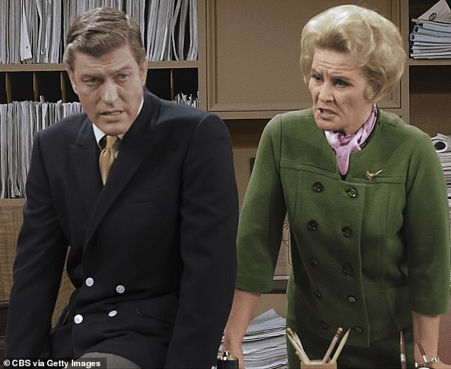 Duo: Fans can tune into the special on CBS, the same network that hosted his beloved sitcom The Dick Van Dyke Show, on which he is pictured with Rose Marie