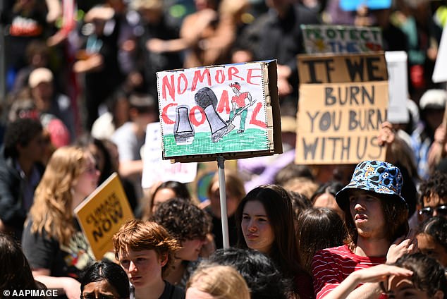 Several thousand people gathered at Melbourne's Flagstaff Gardens before marching through the city centre