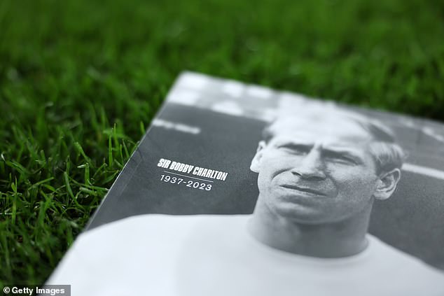 His face was on the front cover of the match program ahead of Friday night's match