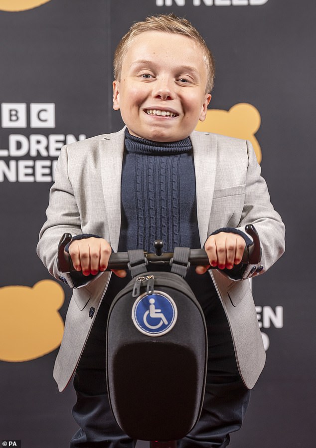 Hosts: Lenny Rush was also one of the presenters of Children In Need 2023