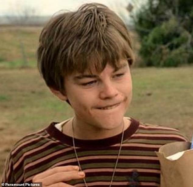 Flashback: Leo earned Sharon's approval for his role opposite Johnny Depp in the 1993 coming-of-age film What's Eating Gilbert Grape (pictured)