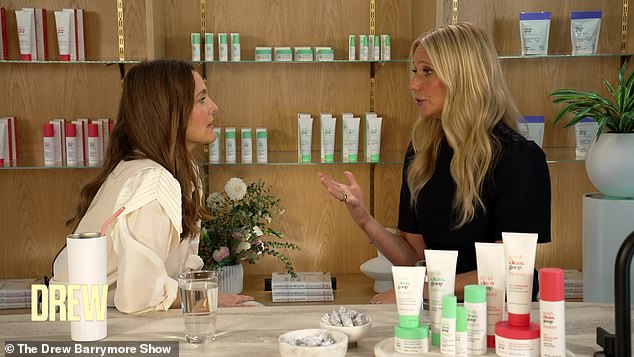 On her show: She spoke to Gwyneth Paltrow this month about skin care