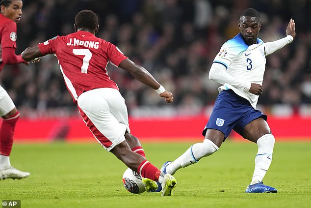 Fikayo Tomori (right) has more to do before securing his place in Gareth Southgate's Euros squad