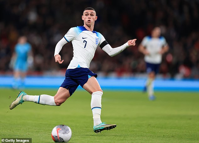 Phil Foden helped provide England with their opener by crossing the ball back into the penalty area, before it was clipped into the Malta goal by Enrico Pepe