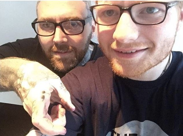 Dad-of-four Kevin Paul has inked a number of celebrities including Rihanna, Harry Styles, N-Dubz frontman Dappy and James Arthur.  He met Ed Sheeran in 2012.