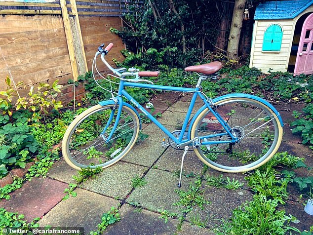 The £500 Kingfisher had been given as a Christmas present by her parents, but Francome chose to sell the bike for £300 on Facebook Marketplace