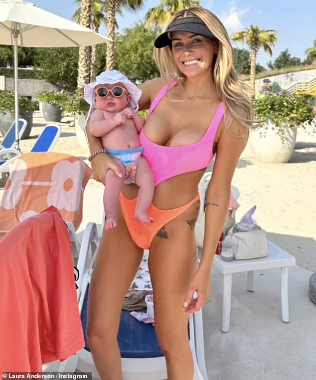 Burned by the sun?  Some of Laura's followers claimed that her daughter Bonnie looked flushed and was probably sunburned