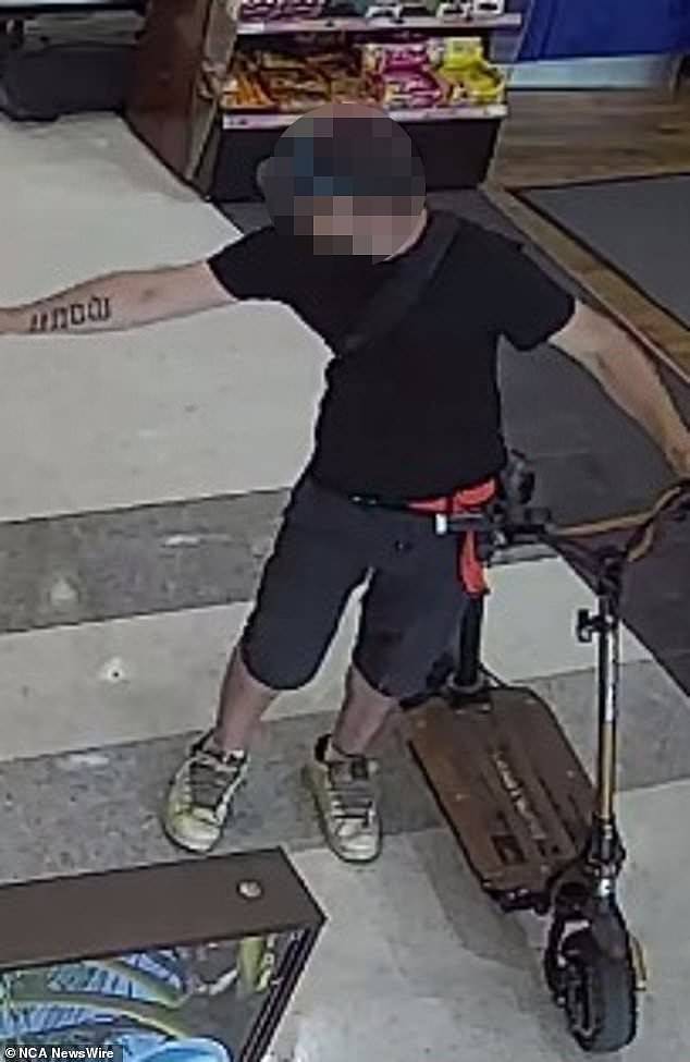 The man was charged with grievous bodily harm by negligence (vehicle) and driving an electric scooter on the sidewalk.  Photo: NSW Police
