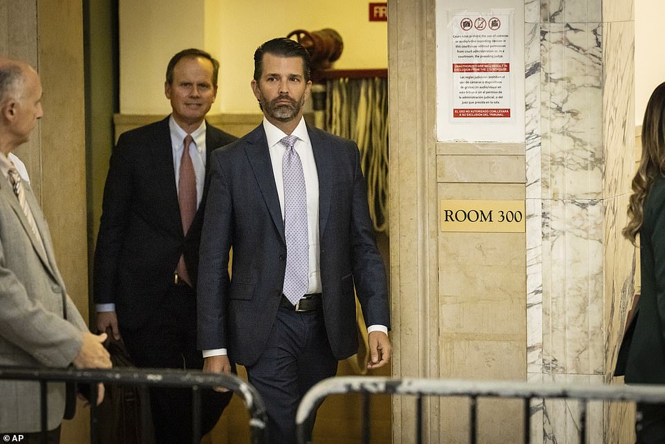 Don Jr.  took the stand Monday as part of the defense case to answer questions about his father's family real estate business.  During his testimony, Trump Jr. claimed that the business empire his father started is 