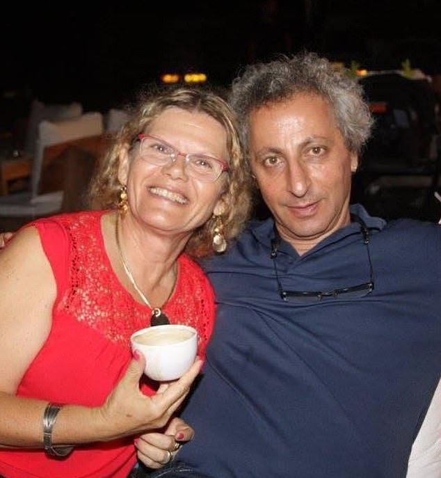 Mrs. Weiss and her husband Shmulik.  Ms. Weiss was kidnapped from Kibbutz Be'eri and was among 239 people taken last month