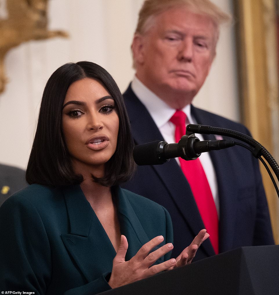 Kardashian famously met with Trump in the Oval Office in 2018, where she pushed for a pardon for Alice Johnson, a woman serving a life sentence for drug abuse.  ABC News' Johnathan Karl writes in his upcoming book Tired of Winning that Trump wanted Kardashian to use her influence to get more football stars to the White House — something she apparently failed to attract.