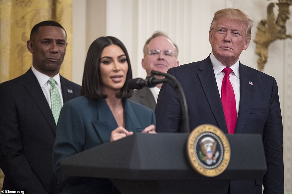 This time, Trump was less inviting towards the famous media personality.  Kardashian, who reached Trump's Mar-a-Lago team, was hoping for a high-profile approval of a clemency request.  She 