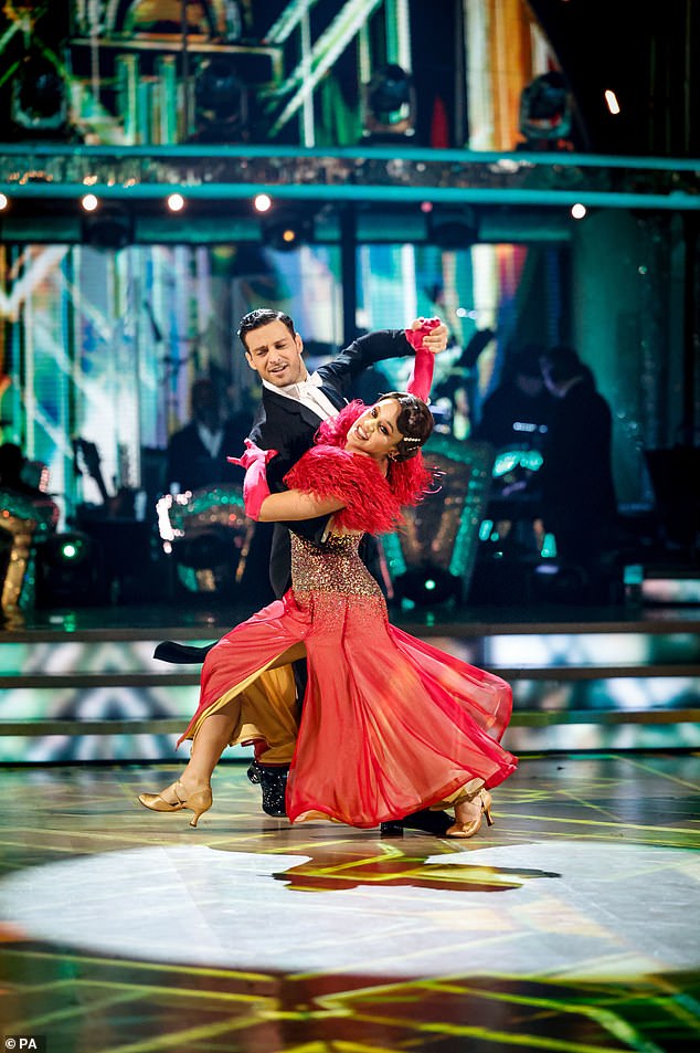 Unfortunate: unlike the infamous Strictly curse that sees couples fall for each other or break each other's hearts, this new curse affects the rankings on the show's iconic night (photo Ellie Leach and Vito Coppola)