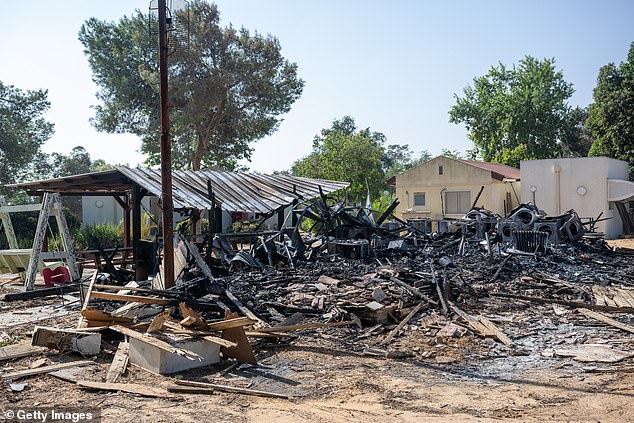 About 1,200 civilians were killed when Hamas broke through the border fence on October 7