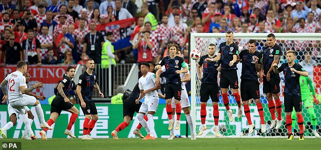 Trippier became only the third Englishman, after Sir Bobby Charlton and Gary Lineker, to score in a World Cup semi-final