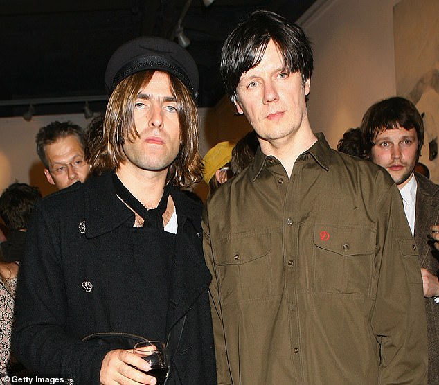 New songs: John Squire will team up with Liam Gallagher next year for a joint album that they claim is 'the best record' since The Beatles' Revolver (pictured in 2007)