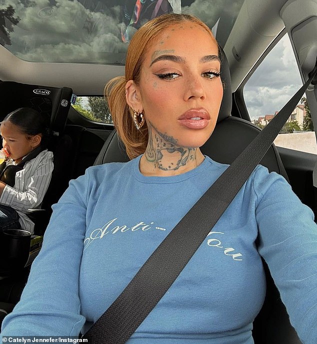 Recent accident: The rapper shares his two children with ex-girlfriend Catelyn Sparks, who was recently involved in a fatal car accident last month in October that left an 89-year-old woman dead