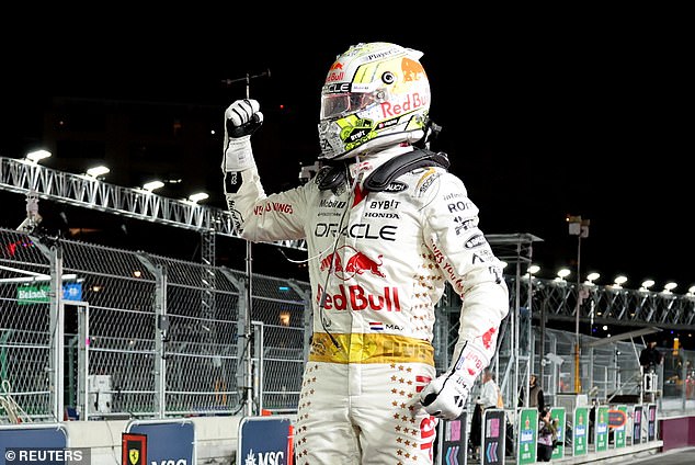 Verstappen did not grumble as he celebrated victory in his Elvis-inspired racing suit