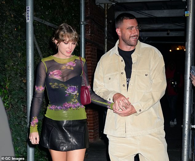 Swift has enjoyed a whirlwind romance with Chiefs star Travis Kelce in recent months