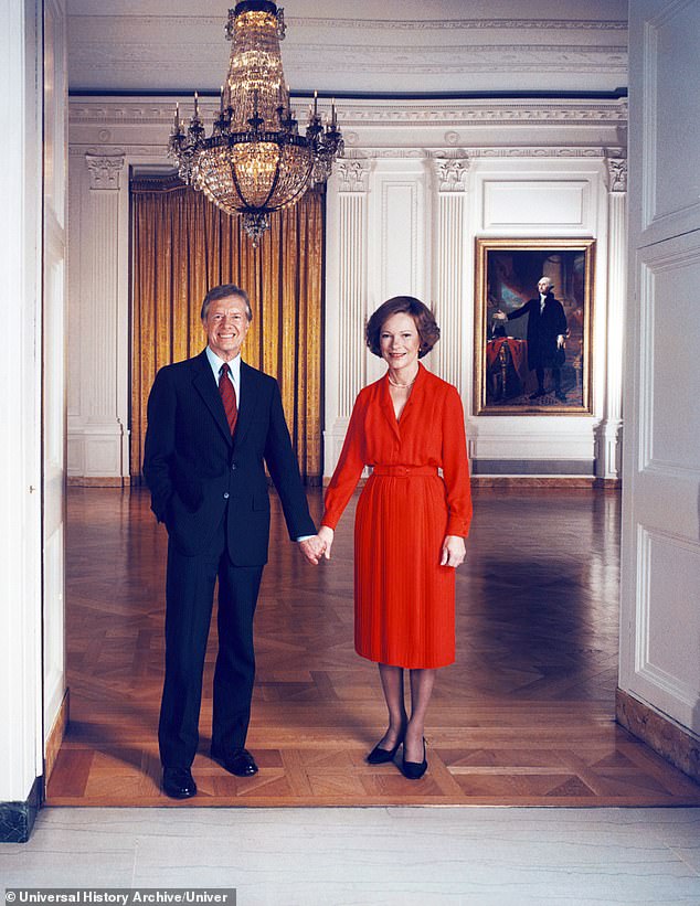 Jimmy and Rosalynn Carter pictured in Washington, DC in 1979