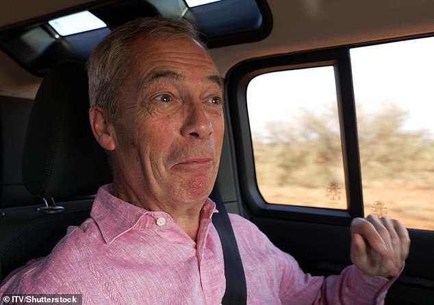 Excitement coming?  The This Morning star found himself miles away from the Australian jungle and was dropped into the scorching outback for the first challenge alongside the controversial politician, 59