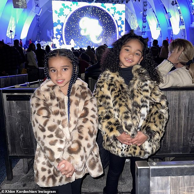 First concert: The proud grandmother said the show was the youngest girls' very first concert