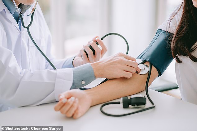 Routine appointments should include checks of BMI, waist circumference, cholesterol, blood sugar levels and blood pressure, it is argued, to identify middle-aged people at risk of heart problems and diabetes (Stock Image)