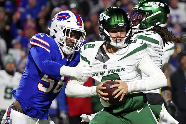 Wilson had another terrible game as the Jets were crushed by the Buffalo Bills