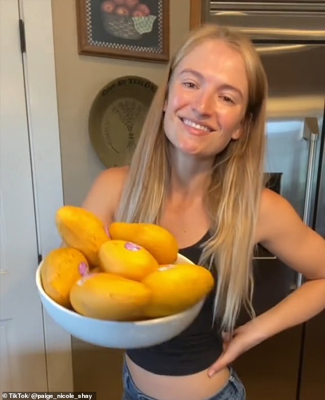 In a previous TikTok video, Paige revealed that she sometimes eats nine mangoes for lunch