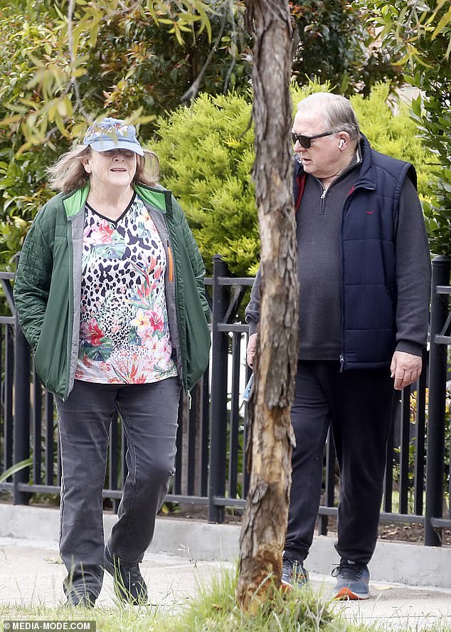 The 77-year-old, who has presented Nine's weekday news bulletins since 1998, was spotted taking a walk in Melbourne on Monday.