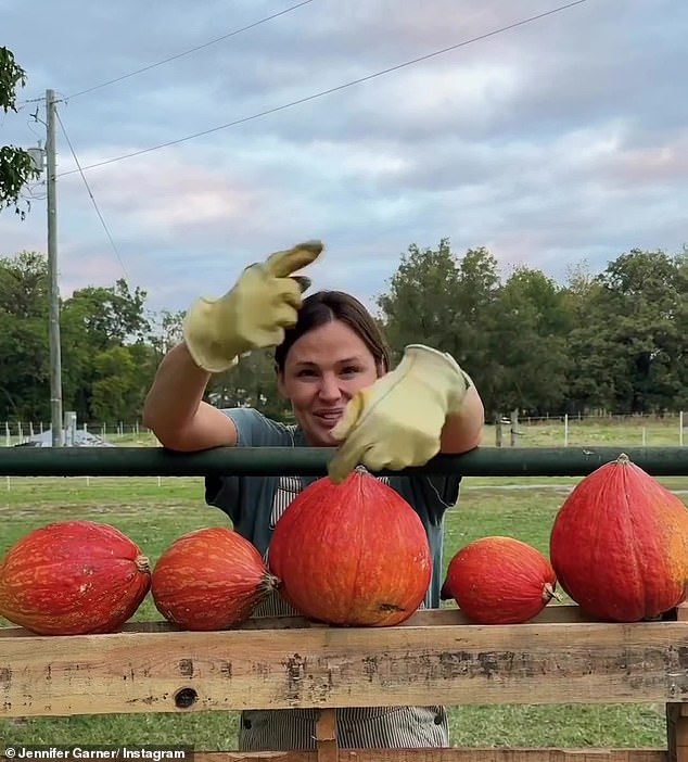 On the Farm: When Garner isn't working on a movie or television set, she can often be found on the family farm in the small town of Locust Grove, Oklahoma