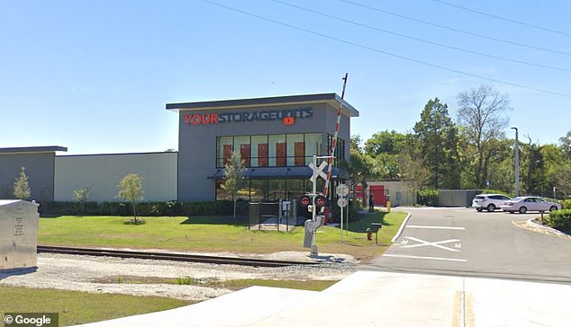 Police were called to a Your Storage Units facility in Florida on Saturday evening after someone reported a strange odor