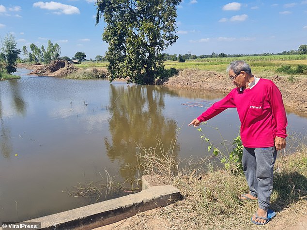 Chaiyathorn and his friends were fishing in a nearby canal when he suffered the shock injury