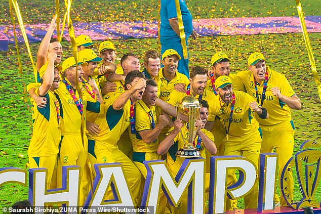 Australia held their sixth ODI World Cup in front of 100,000 fans in Ahmedabad